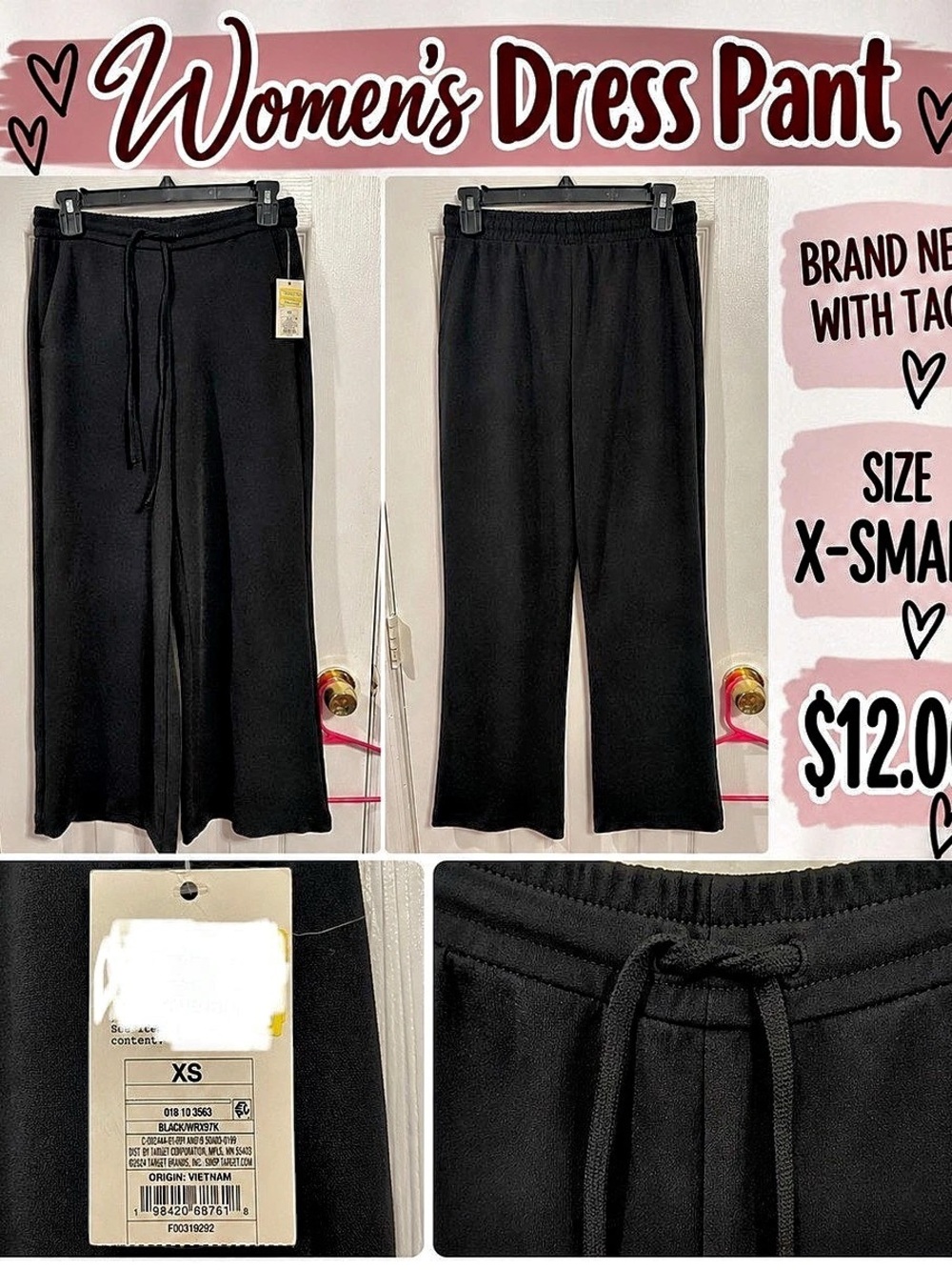Universal Thread Women's High-Rise Ankle Pull-On Pants High-Rise Ankle Pull-On